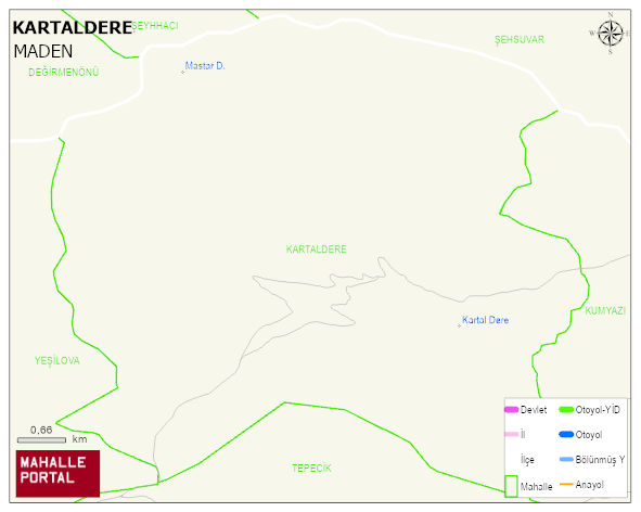 KARTALDERE Köyü Haritası | Uydu Görüntüsü ve Harita Detayları