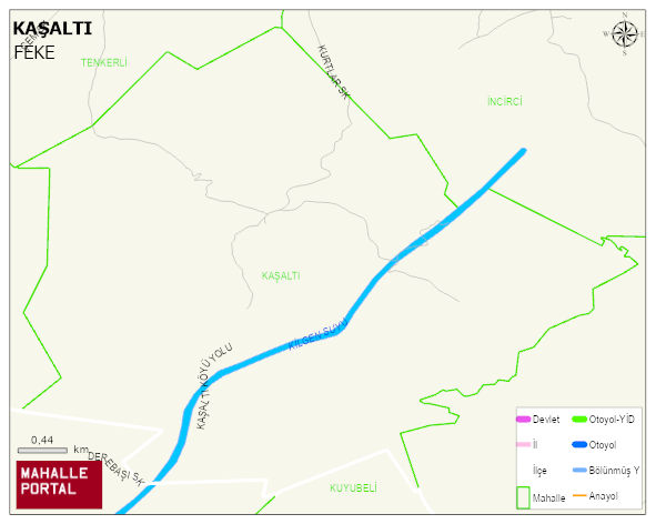 KAŞALTI Mahallesi Haritası | İnteraktif Köy ve Mahalle Sınırları