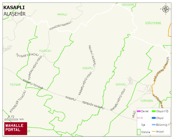 KASAPLI Mahallesi Haritası | Güncel Mahalle ve Köy Haritası