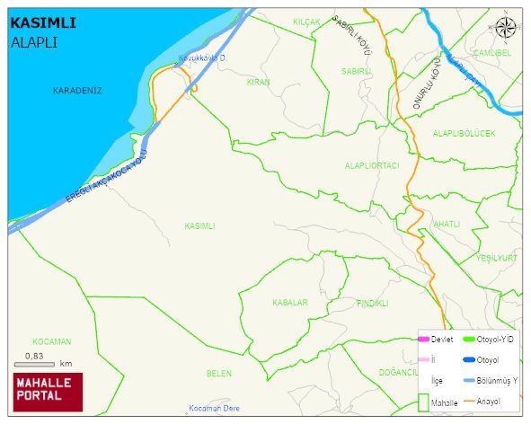 KASIMLI Köyü Haritası | Detaylı Köy ve Mahalle Görünümü