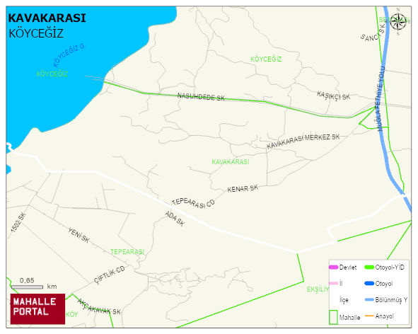 KAVAKARASI Mahallesi Haritası | İnteraktif Köy ve Mahalle Sınırları