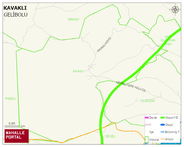 KAVAKLI Köyü Haritası | Mahalle Sokak Haritası