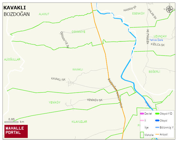 KAVAKLI Mahallesi Haritası | Uydu Görüntüsü ve Harita Detayları