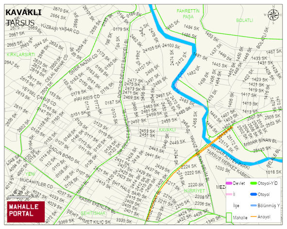 KAVAKLI Mahallesi Haritası | İnteraktif Köy ve Mahalle Sınırları