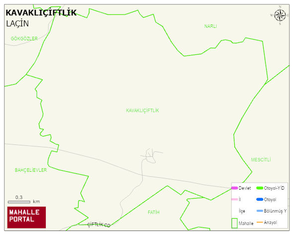 KAVAKLIÇİFTLİK Köyü Haritası | Dağlar, Ovalar ve Akarsu Bilgileri
