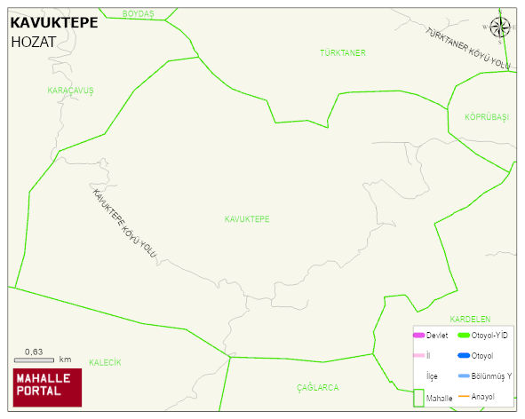 KAVUKTEPE Köyü Haritası | Mahalle Sokak Haritası