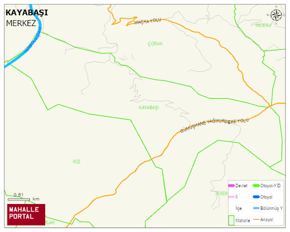 KAYABAŞI Köyü Haritası | Uydu Görüntüsü ve Harita Detayları