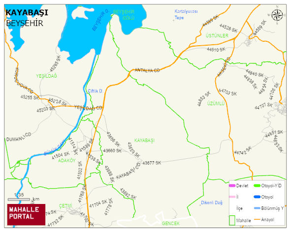 KAYABAŞI Mahallesi Haritası | Uydu Görüntüsü ve Harita Detayları