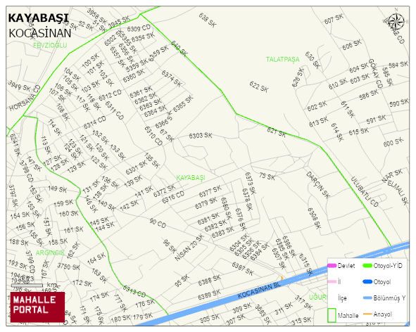 KAYABAŞI Mahallesi Haritası | İnteraktif Köy ve Mahalle Sınırları