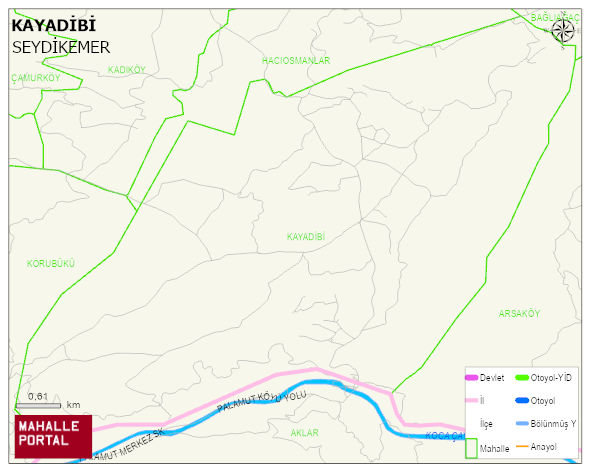 KAYADİBİ Mahallesi Haritası | Mahalle Sokak Haritası