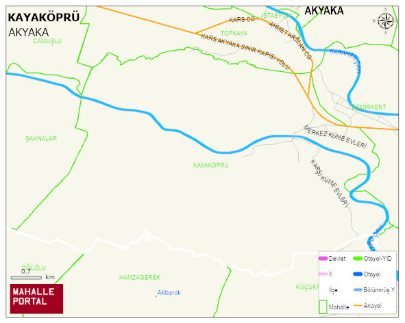 KAYAKÖPRÜ Köyü Haritası | Detaylı Köy ve Mahalle Görünümü