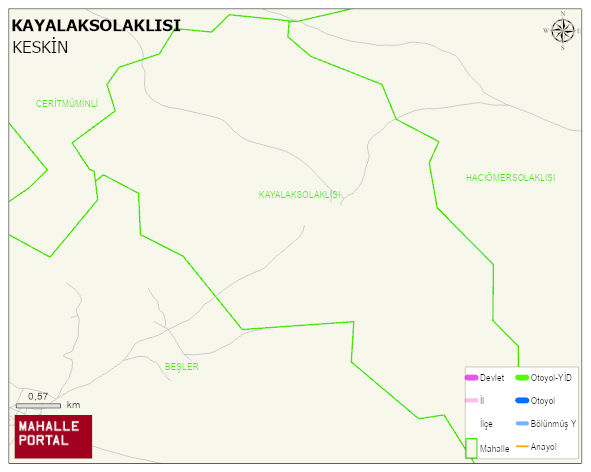 KAYALAKSOLAKLISI Köyü Haritası | Mahalle Sokak Haritası