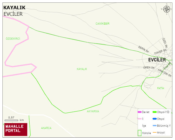 KAYALIK Mahallesi Haritası | Uydu Görüntüsü ve Harita Detayları