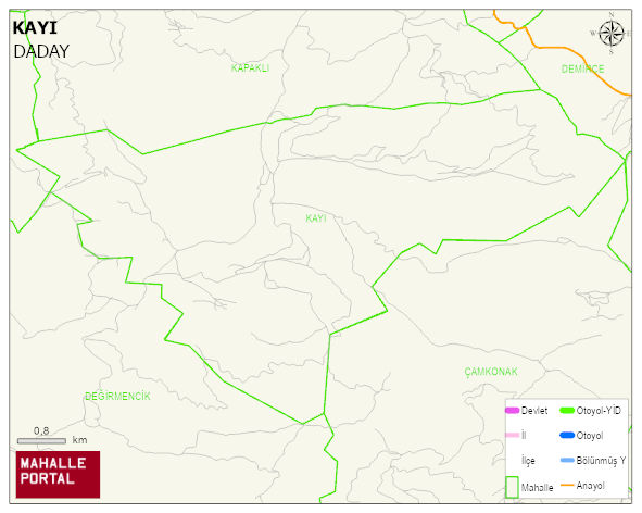 KAYI Köyü Haritası | Mahalle Sokak Haritası
