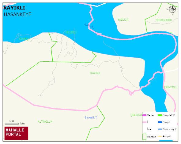 KAYIKLI Köyü Haritası | Mahalle Sokak Haritası