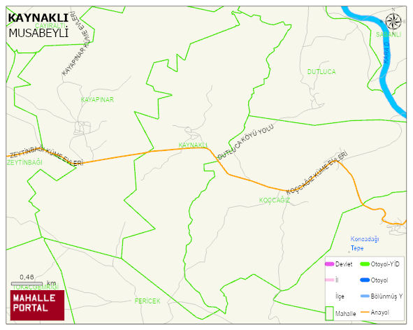 KAYNAKLI Köyü Haritası | Mahalle Sokak Haritası