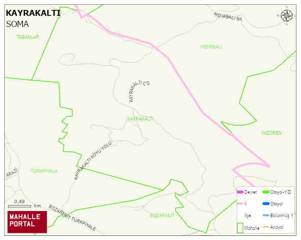 KAYRAKALTI Mahallesi Haritası | Uydu Görüntüsü ve Harita Detayları