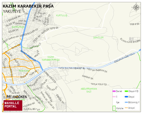 KAZIM KARABEKİR PAŞA Mahallesi Haritası | Uydu Görüntüsü ve Harita Detayları