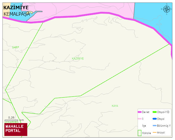 KAZİMİYE Köyü Haritası | Coğrafi Yapı ve Detaylı Haritası