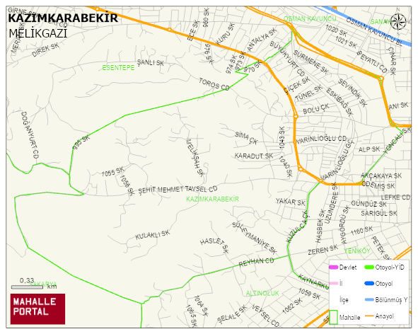 KAZIMKARABEKİR Mahallesi Haritası | Uydu Görüntüsü ve Harita Detayları