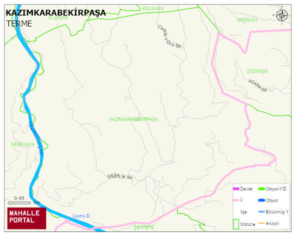 KAZIMKARABEKİRPAŞA Mahallesi Haritası | Mahalle Sokak Haritası