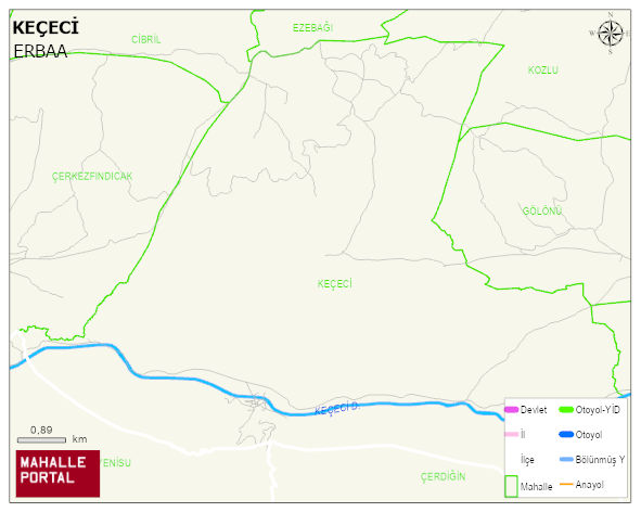 KEÇECİ Köyü Haritası | Mahalle Sokak Haritası