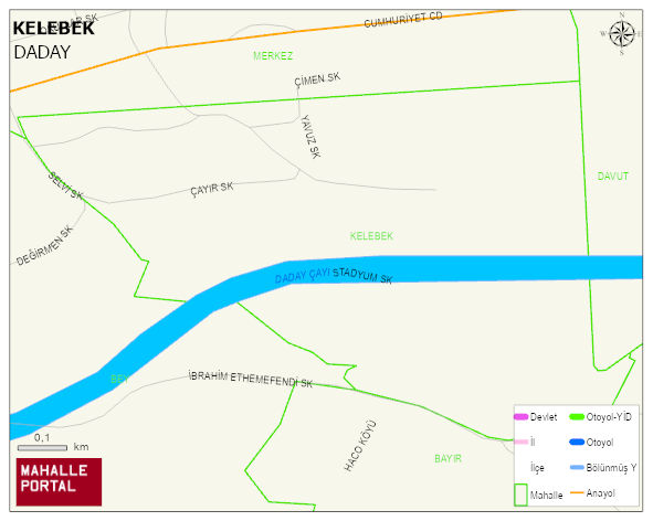 KELEBEK Mahallesi Haritası | Detaylı Köy ve Mahalle Görünümü