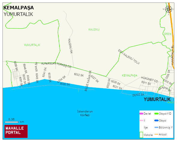 KEMALPAŞA Mahallesi Haritası | İnteraktif Köy ve Mahalle Sınırları