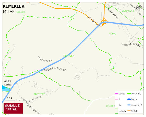 KEMİKLER Mahallesi Haritası | Uydu Görüntüsü ve Harita Detayları