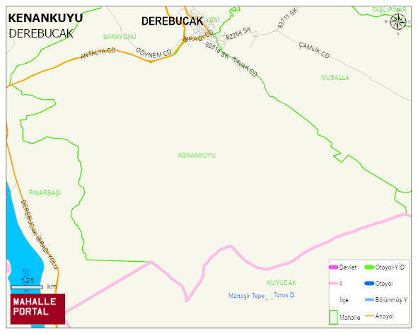 KENANKUYU Mahallesi Haritası | Güncel Mahalle ve Köy Haritası