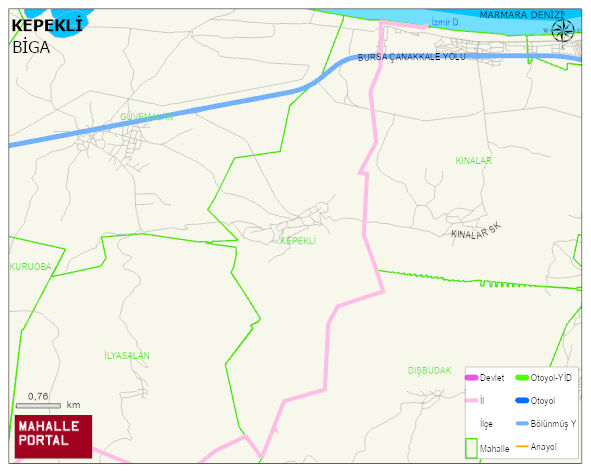 KEPEKLİ Köyü Haritası | Güncel Mahalle ve Köy Haritası