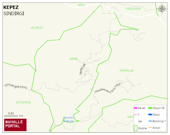 KEPEZ Mahallesi Haritası | Detaylı Köy ve Mahalle Görünümü