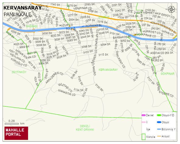 KERVANSARAY Mahallesi Haritası | Mahalle Sokak Haritası