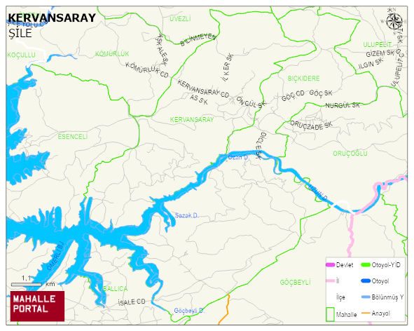 KERVANSARAY Mahallesi Haritası | Detaylı Köy ve Mahalle Görünümü
