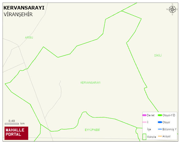 KERVANSARAYI Mahallesi Haritası | Güncel Mahalle ve Köy Haritası
