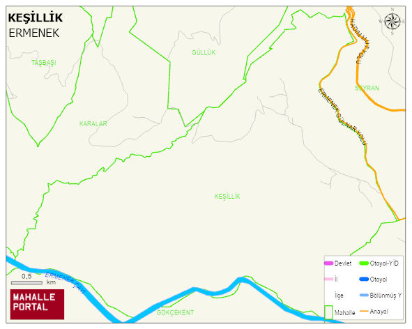 KEŞİLLİK Mahallesi Haritası | Uydu Görüntüsü ve Harita Detayları