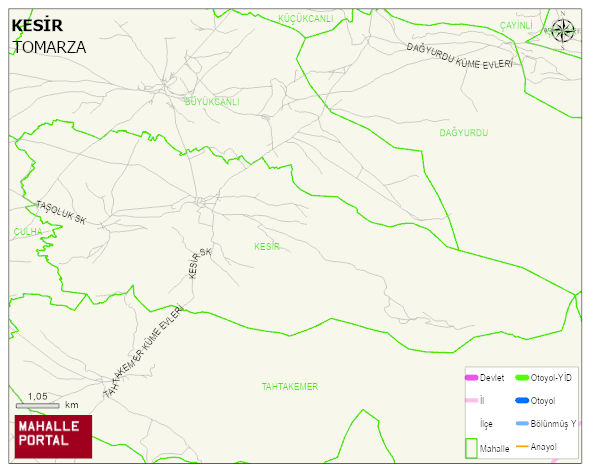 KESİR Mahallesi Haritası | Uydu Görüntüsü ve Harita Detayları
