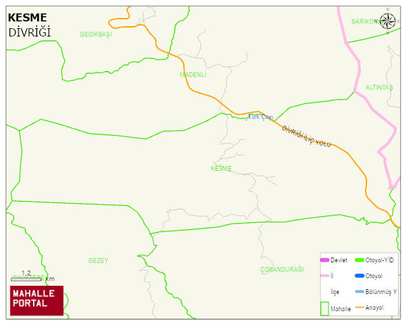 KESME Köyü Haritası | İnteraktif Köy ve Mahalle Sınırları