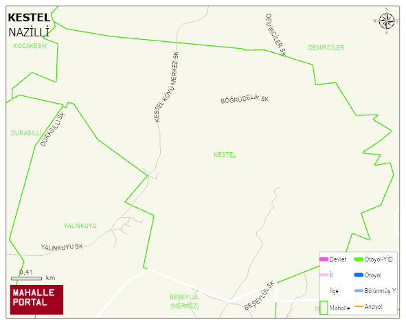 KESTEL Mahallesi Haritası | İnteraktif Köy ve Mahalle Sınırları