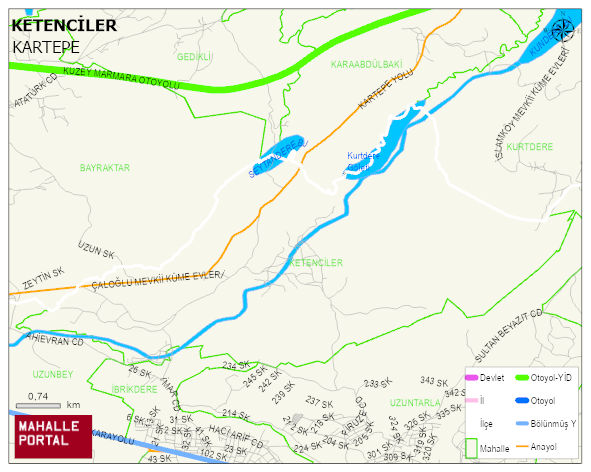 KETENCİLER Mahallesi Haritası | Güncel Mahalle ve Köy Haritası