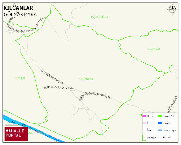 KILCANLAR Mahallesi Haritası | Mahalle Sokak Haritası