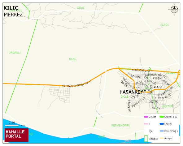 KILIÇ Köyü Haritası | Güncel Mahalle ve Köy Haritası