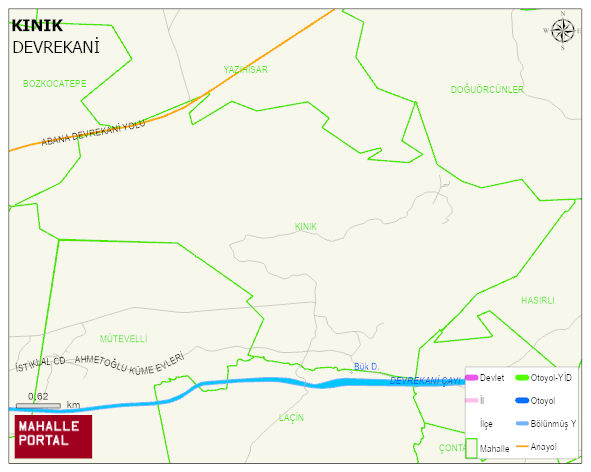 KINIK Köyü Haritası | İnteraktif Köy ve Mahalle Sınırları