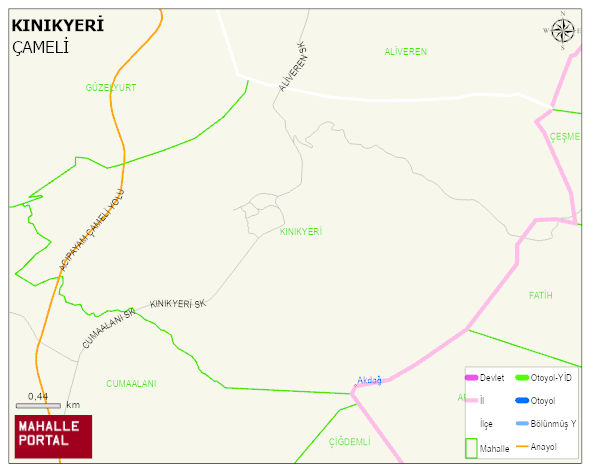 KINIKYERİ Mahallesi Haritası | Uydu Görüntüsü ve Harita Detayları