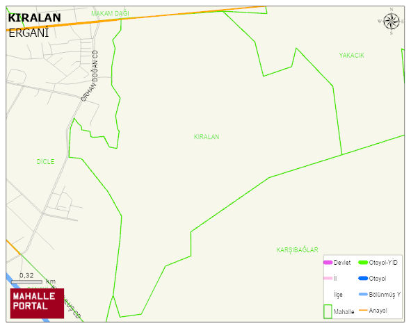 KIRALAN Mahallesi Haritası | Mahalle Sokak Haritası