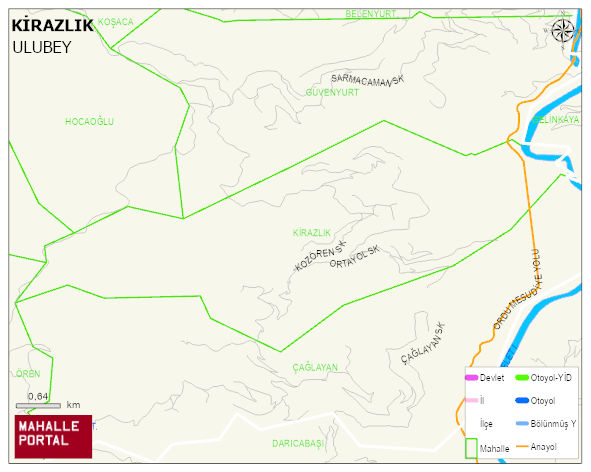 KİRAZLIK Mahallesi Haritası | Mahalle Sokak Haritası