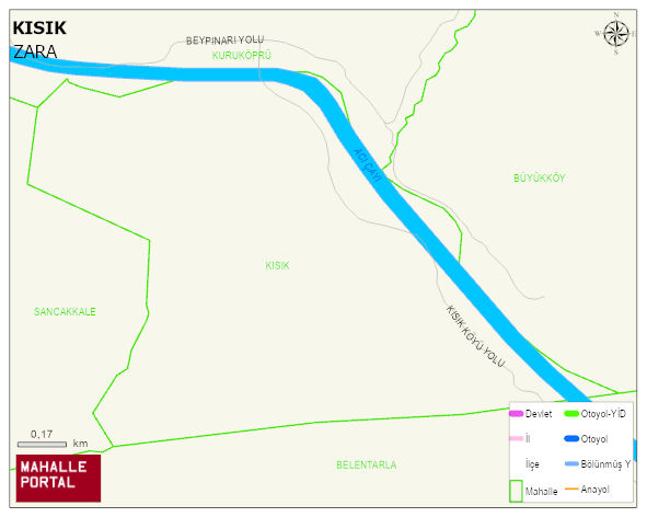 KISIK Köyü Haritası | Detaylı Köy ve Mahalle Görünümü