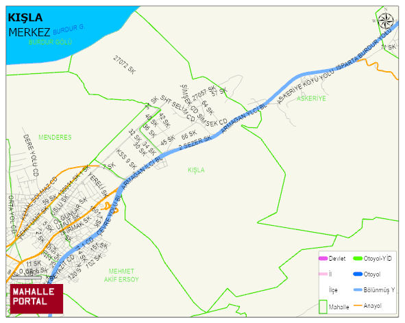 KIŞLA Mahallesi Haritası | Uydu Görüntüsü ve Harita Detayları