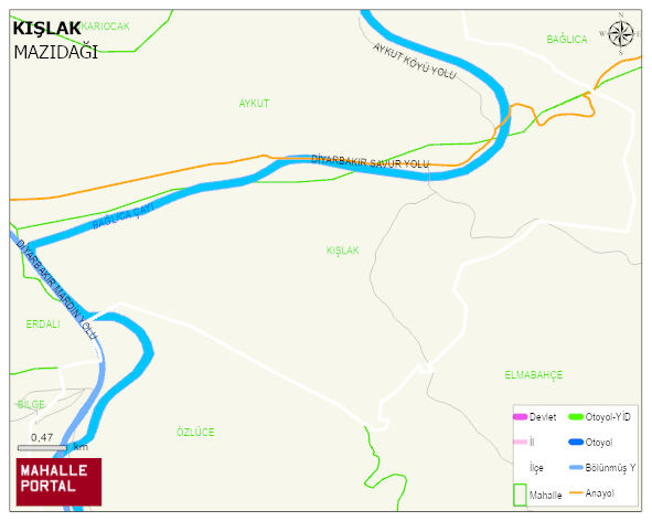 KIŞLAK Mahallesi Haritası | Mahalle Sokak Haritası