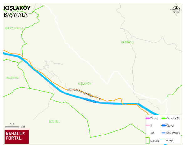 KIŞLAKÖY Köyü Haritası | Sayısal Bölge Görünümü